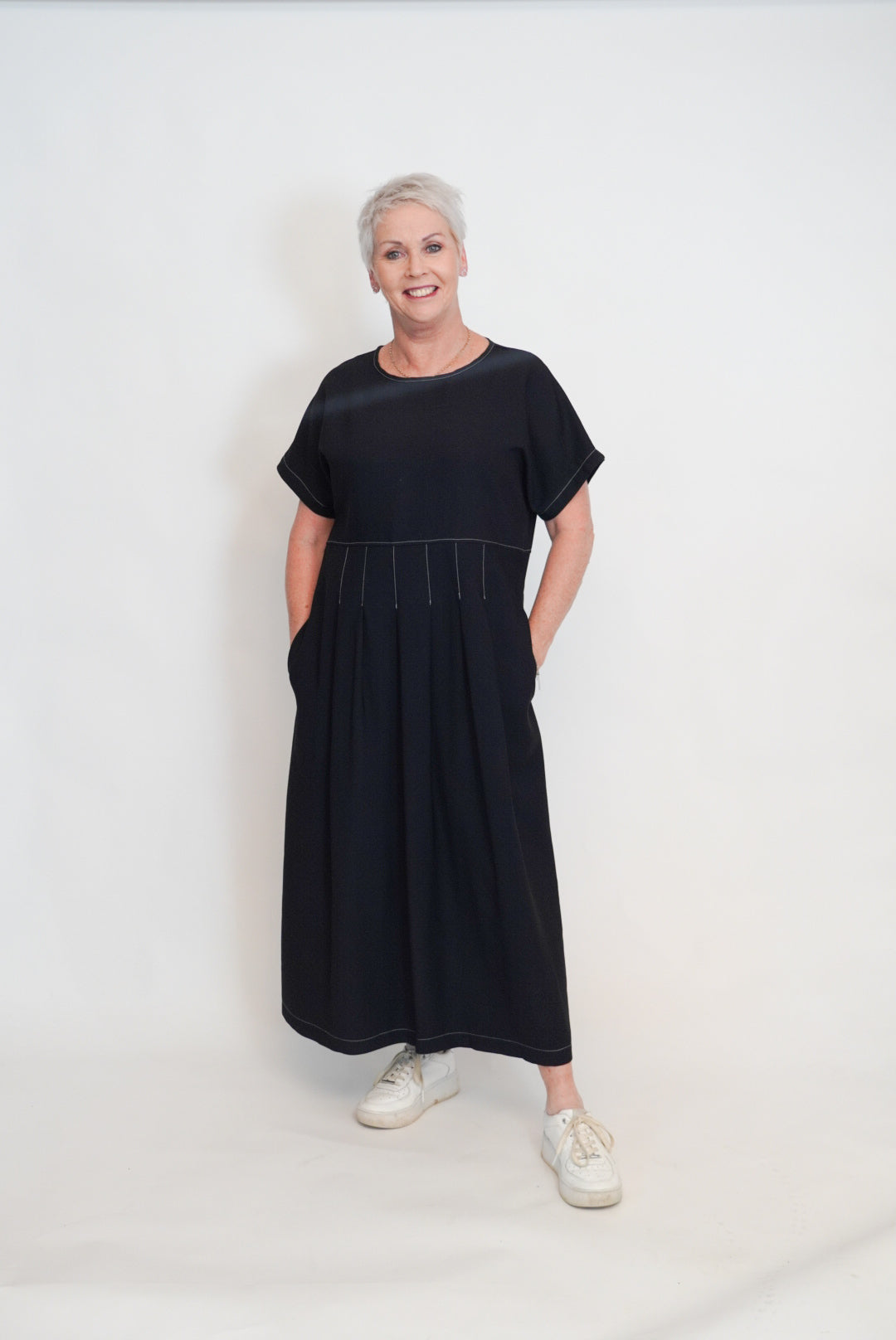 Pleats and More Dress - Black