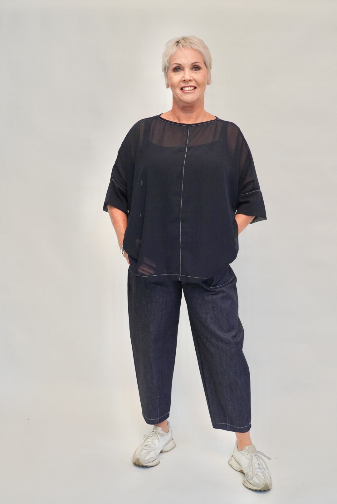 Susie Top - Navy