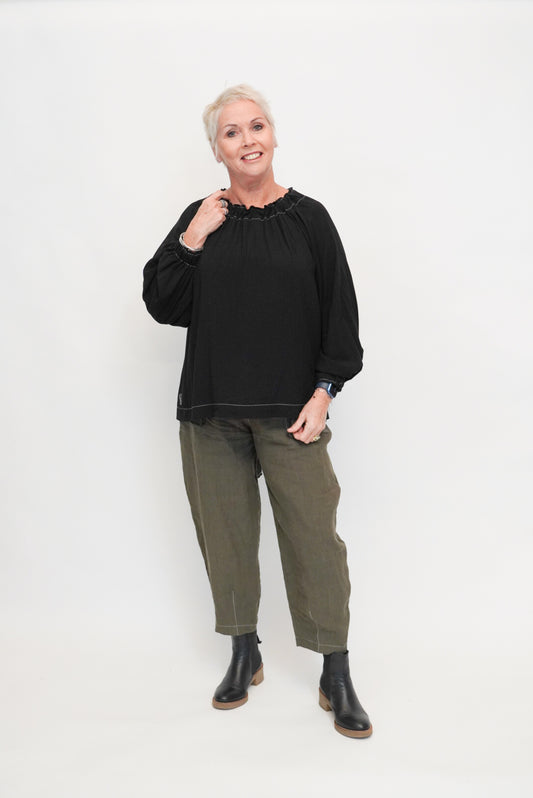 Mici Tie Top - Long Sleeve