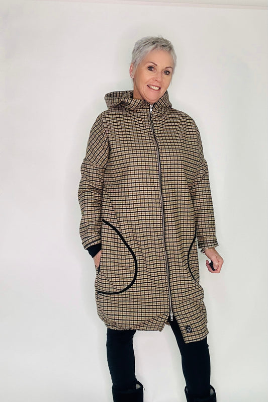 Carly Coat - Check