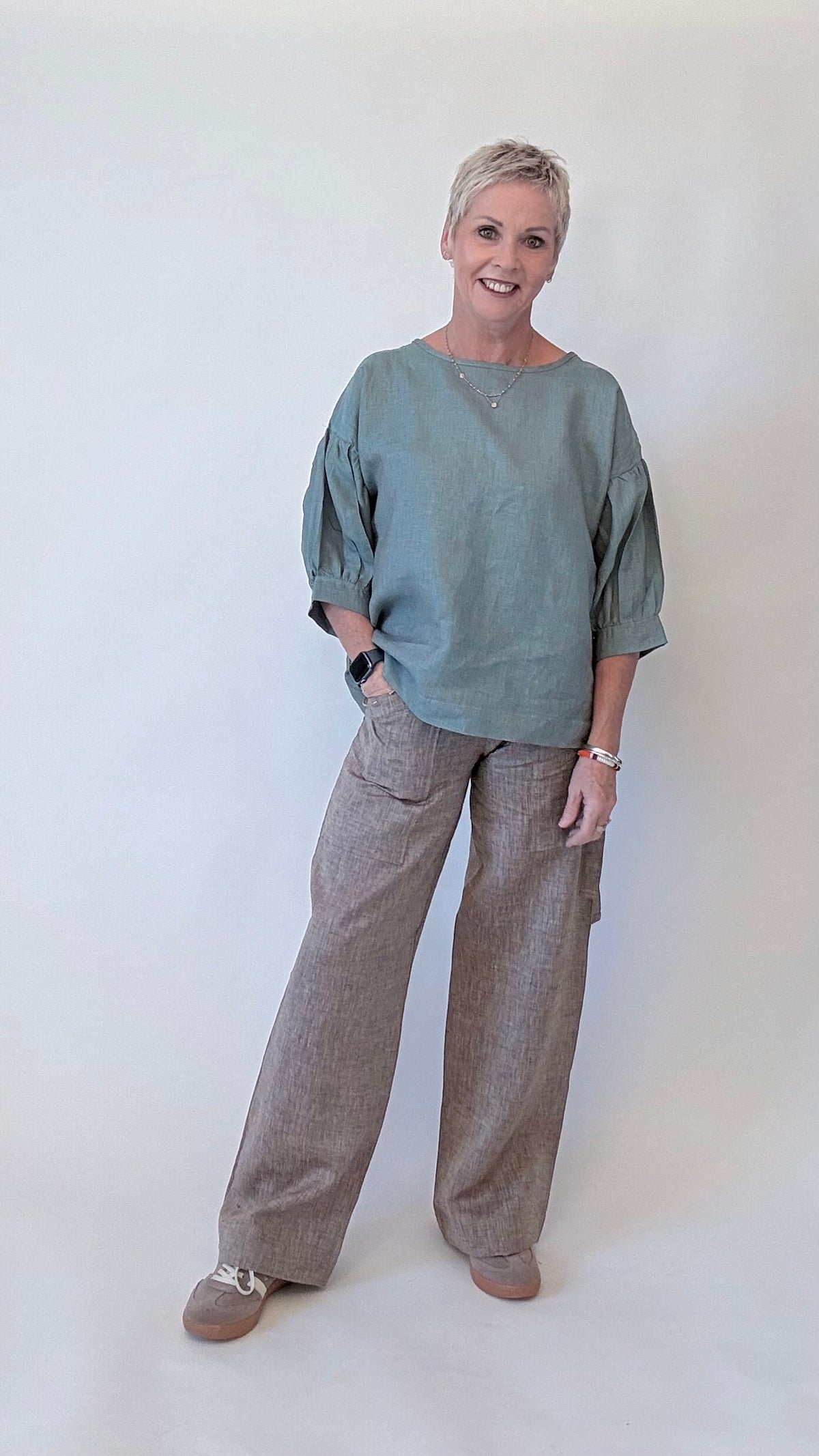 Evie Top -Seafoam