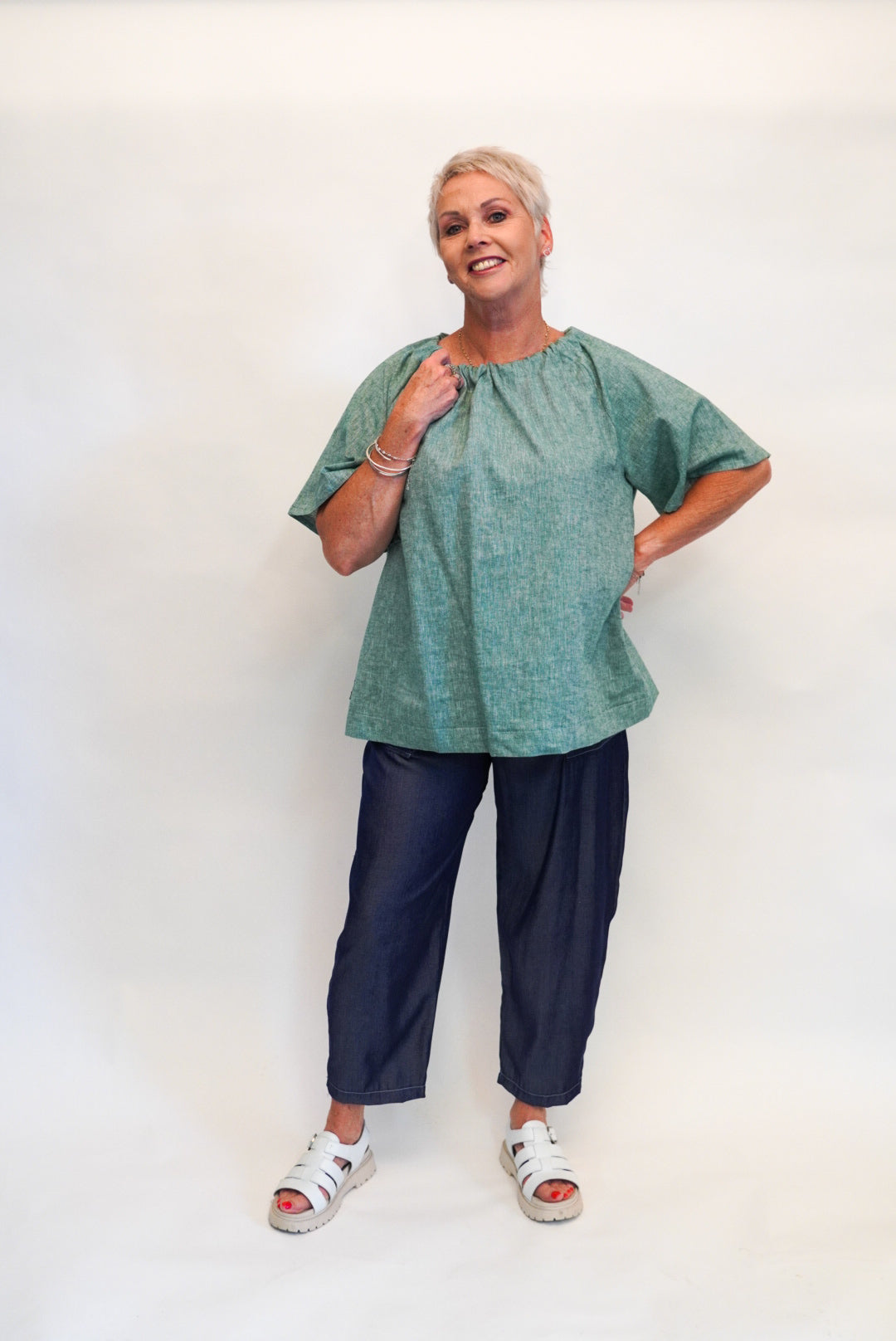 Mici Tie Top - Green