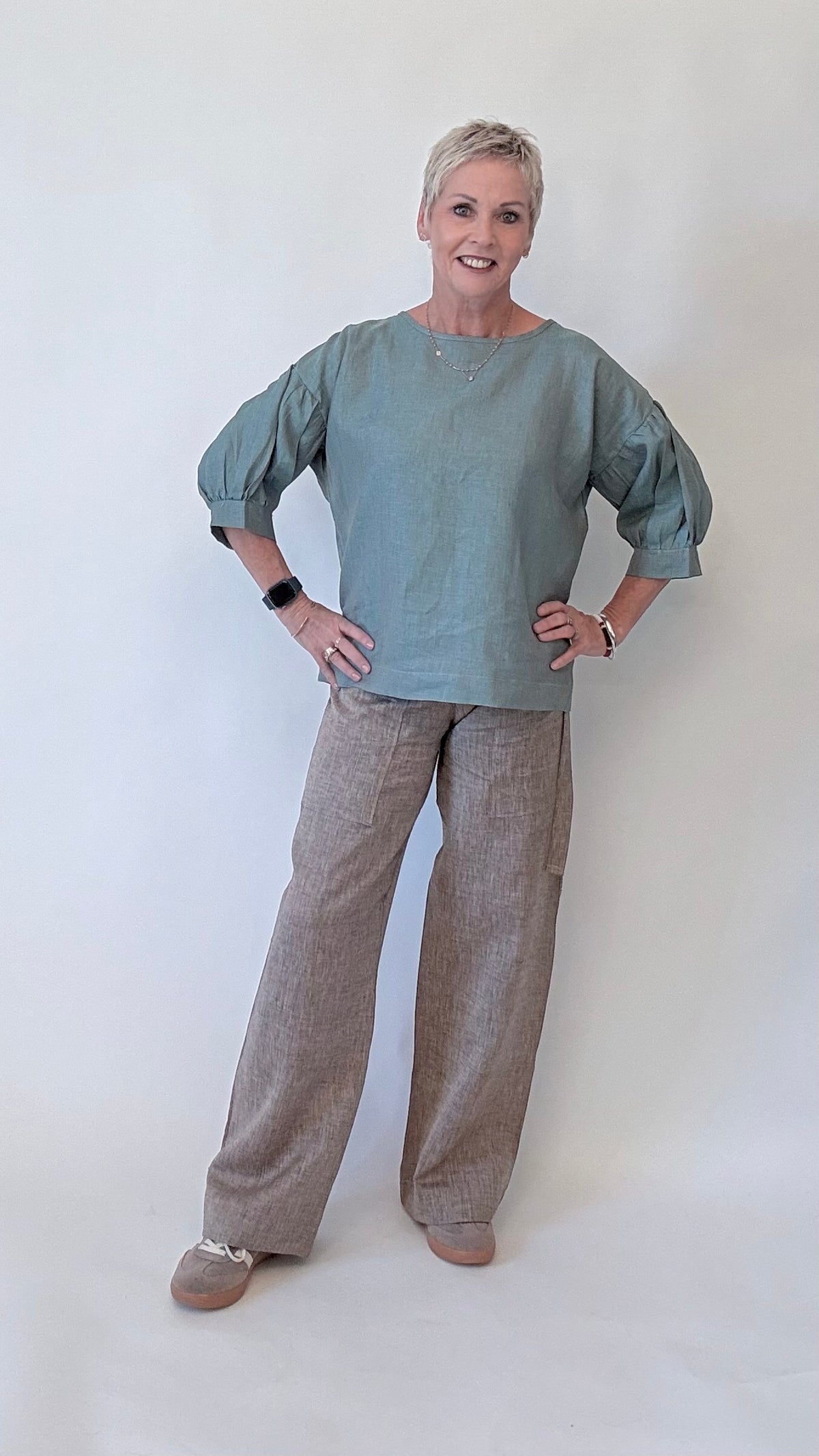 Evie Top -Seafoam