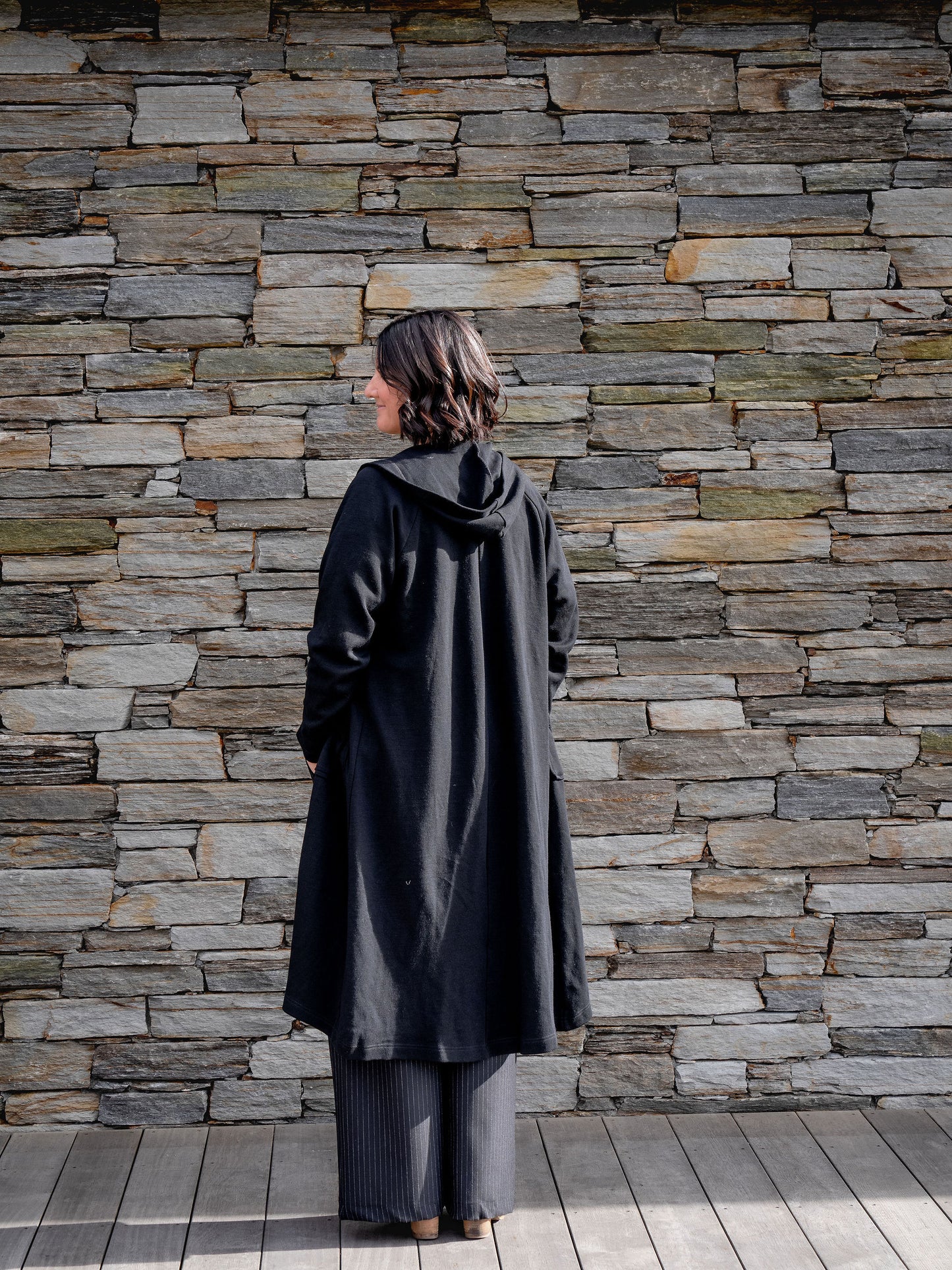 Longline Coat - Merino