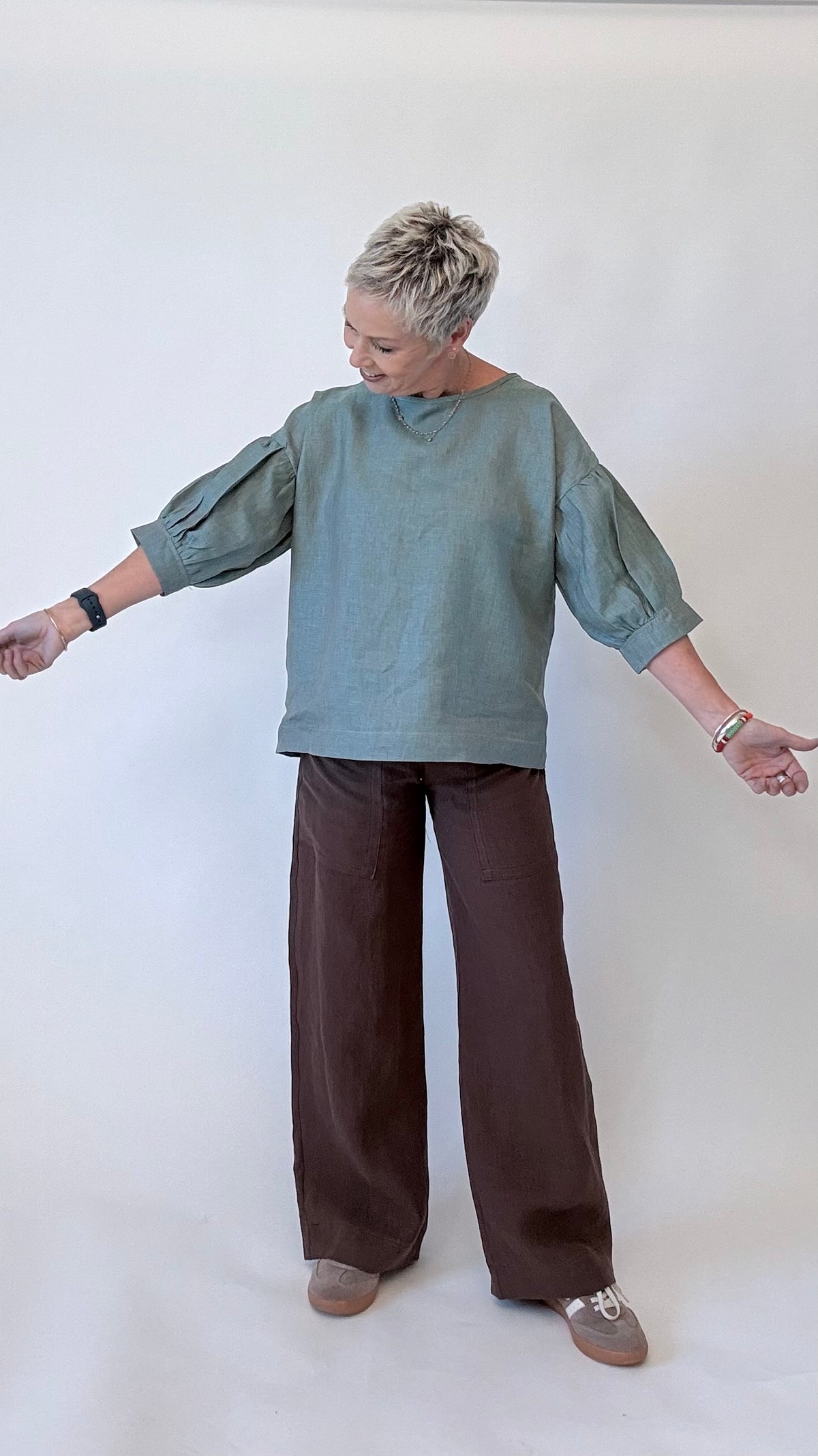 Evie Top -Seafoam