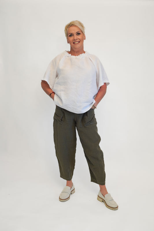 Mici Tie Top - White