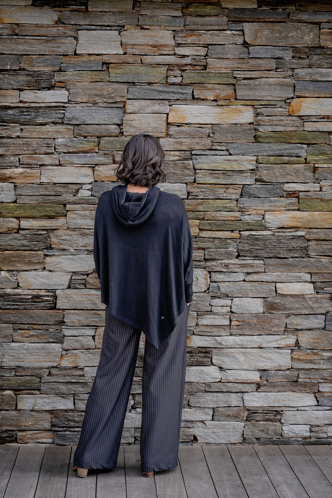 100% Merino Wool Poncho