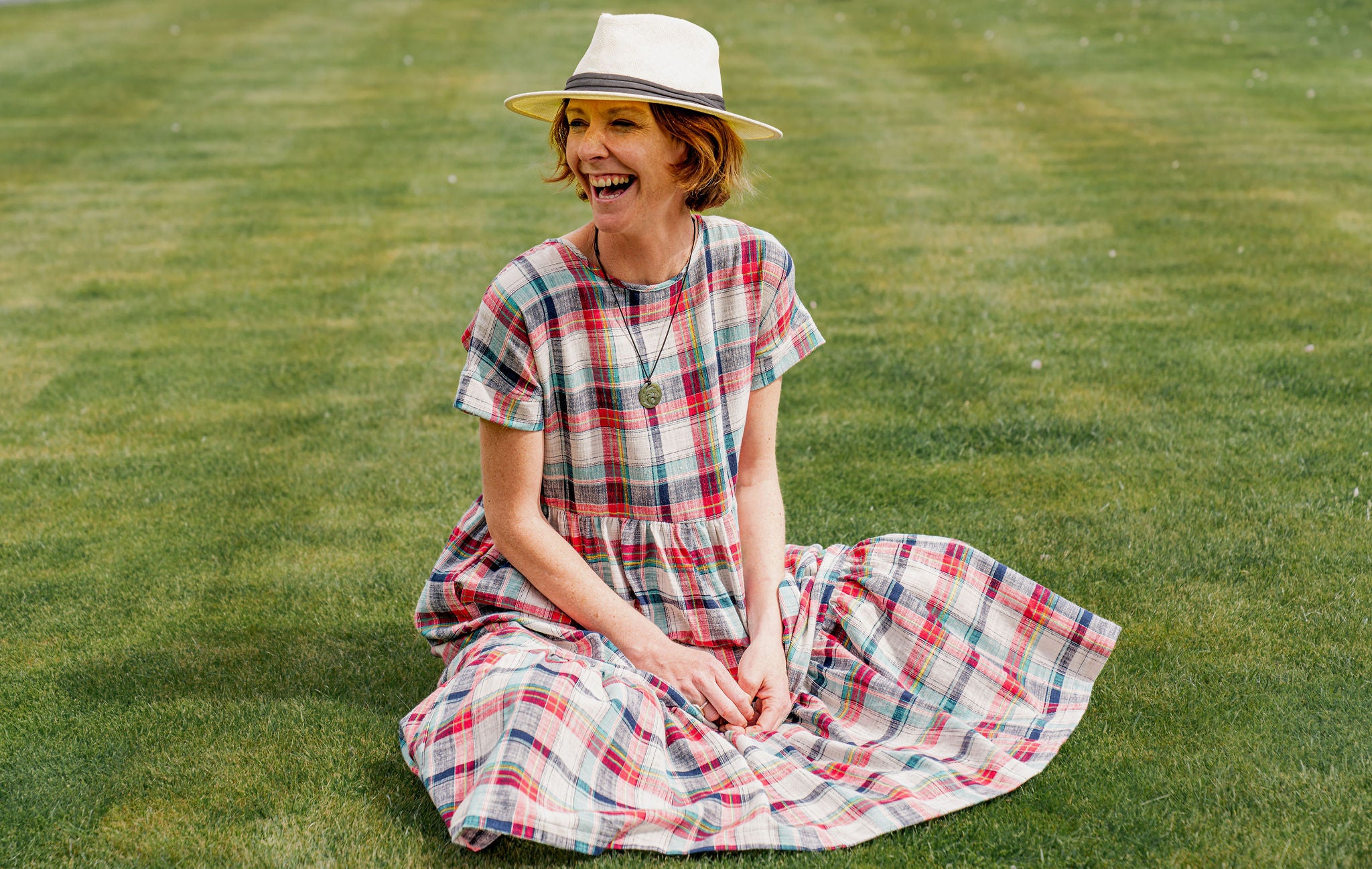 Gingham shop dress nz